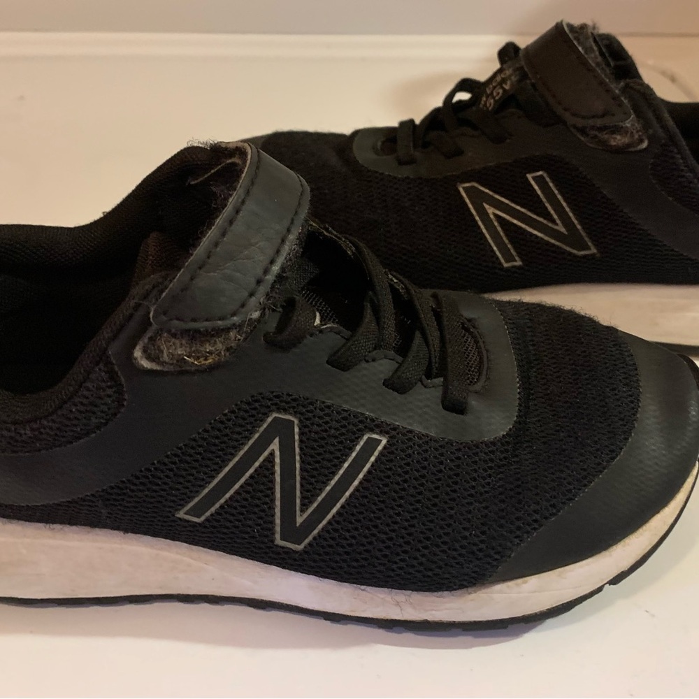 New Balance Kids Black and White Sneakers